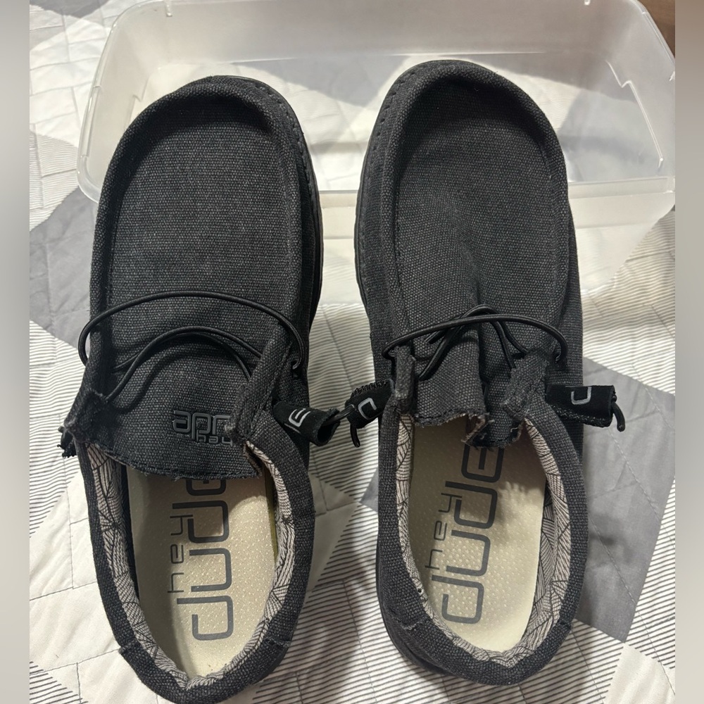 Hey Dude Charcoal Loafers